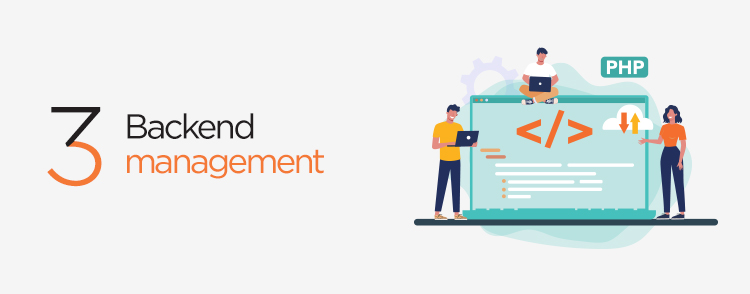 Backend management in Magento and Shopify